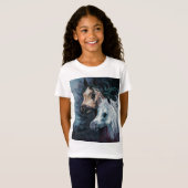 2つのアラビアの子馬 Tシャツ (正面フル)