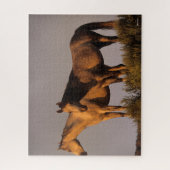 2つのアラブスタンドトゥート夕べライト ジグソーパズル (縦)