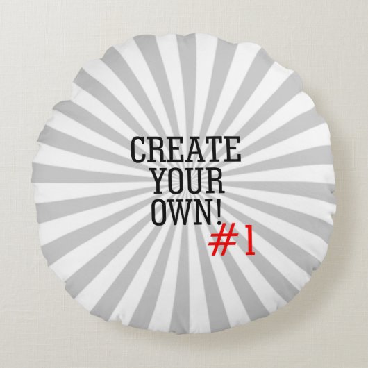 2つのイメージは2つのステップで容易にあなた専有物を作成します ラウンドクッション (正面)