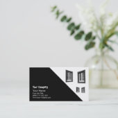 2つのウィンドウ 名刺 (スタンド正面)