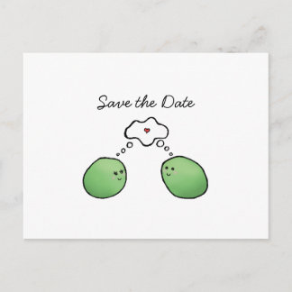 2つのエンドウ豆 案内ポストカード