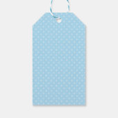 2つのエンドウ豆、青い双子 ギフトタグ (裏面)