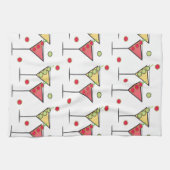 2つのカクテル – キッチン/バータオル キッチンタオル (横)