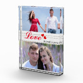 2つのカスタムの写真愛によって名前を挙げられるPhoto Blocks フォトブロック (右)