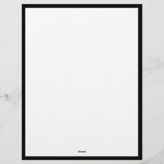 2つのカスタムイニシャルのスクリプトモノグラムを持つレターヘッド レターヘッド (裏面)