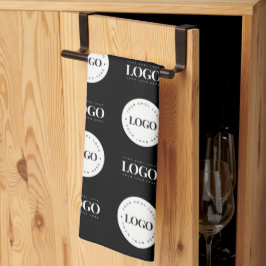 2つのカスタムロゴステップとリピート事業会社 キッチンタオル