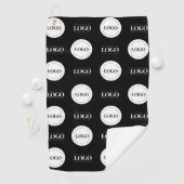 2つのカスタムロゴステップとリピート事業会社 ゴルフタオル (インサイチュ)