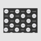 2つのカスタムロゴステップとリピート事業会社 薄葉紙 (正面)