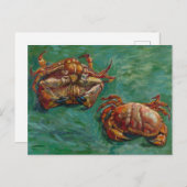 2つのカニbyビンセント・ヴァン・ゴッホ ポストカード (正面/裏面)