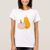 2つのカボチャ Tシャツ (正面)