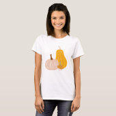 2つのカボチャ Tシャツ (正面フル)
