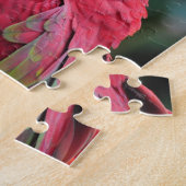 2つのカラフルマコーパロット ジグソーパズル (側面)