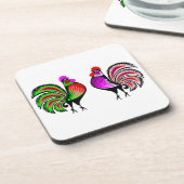 2つのカラフル警告ルータ コースター (左側)