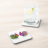 2つのカラフル警告ルータ コースター (右側)