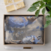 2つのキツネの切り離しティッシュペーパー 薄葉紙 (ギフト)