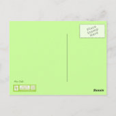 2つのキツネキューブ ポストカード (裏面)