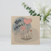 2つのキツネ엄마 사랑해요ママ、私はあなたを愛している（韓国語） (スタンド正面)