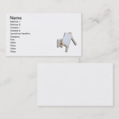 2つのキャンバスのイーゼル 名刺 (正面/裏面)