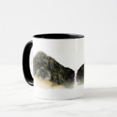 2つのキュートブラックプードルマグ マグカップ (正面左)