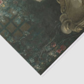 2つのキューピッドの噴水，そのうちの1つは膝をついている 薄葉紙 (詳細)