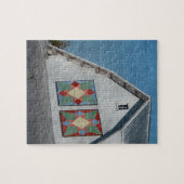 2つのキルトを持つ納屋 ジグソーパズル (横)