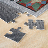 2つのキルトを持つ納屋 ジグソーパズル (側面)