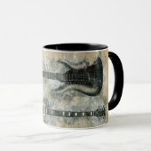 2つのギター マグカップ (正面右)