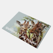 2つのギラフェ ドアマット (アングル)