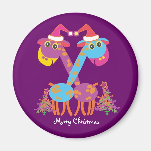 2つのギラフェ マグネット (正面)