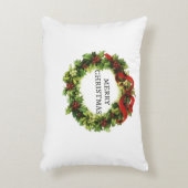 2つのクリスマスウィッシュのアクセント枕16" x 12" アクセントクッション (正面(垂直))