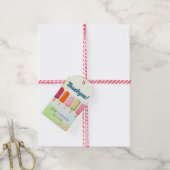 2つのクールかわいいポプシクル第2誕生日 ギフトタグ (より糸付き)