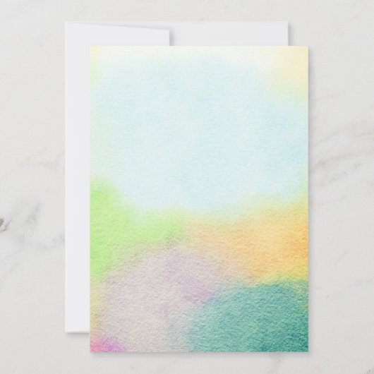 2つのクールかわいいポプシクル第2誕生日 招待状 (裏面)