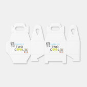 2つのクールな誕生日パーティーのお気に入りボックス フェイバーボックス (折り畳みなし)