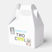 2つのクールな誕生日パーティーのお気に入りボックス フェイバーボックス (正面サイド)