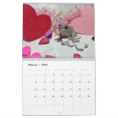 2つのグリーンカエル2024カレンダー カレンダー (2月 2026)