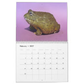 2つのグリーンカエル2025カレンダー カレンダー (2月 2027)