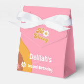 2つのグルーヴィレトロヴィンテージ2歳の誕生日 フェイバーボックス (正面サイド)