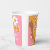 2つのグルーヴィレトロヴィンテージ2歳の誕生日 紙コップ (右)