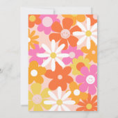 2つのグルーヴィ誕生日招待状 | Groovy誕生日 招待状 (裏面)