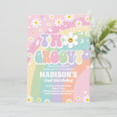 2つのグルーヴィ2ndバースデーレインボーピースラブパーティー 招待状 (スタンド正面)