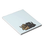 2つのケアンテリア ノートパッド (アングル)