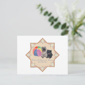 2つのケルンテリアズシーシェル ポストカード (スタンド正面)