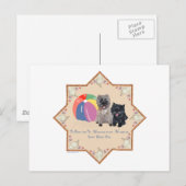 2つのケルンテリアズシーシェル ポストカード (正面/裏面)