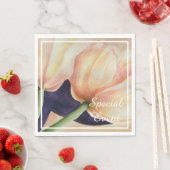 2つのゴージャスチューリップパーティー スタンダードランチョンナプキン (インサイチュ)