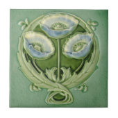 2つのサイズのアールヌーボーのヴィンテージの設計特微のタイル タイル (正面)