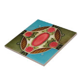 2つのサイズのアールヌーボーのヴィンテージの設計特微のタイル タイル (側面)