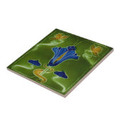 2つのサイズのアールヌーボーのヴィンテージの設計特微のタイル タイル (側面)