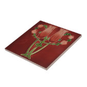 2つのサイズのアールヌーボーのヴィンテージの設計特微のタイル タイル (側面)