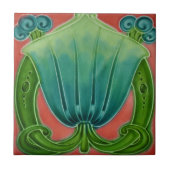 2つのサイズのアールヌーボーのヴィンテージの設計特微のタイル タイル (正面)