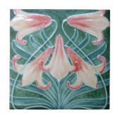 2つのサイズのアールヌーボーのヴィンテージの設計特微のタイル タイル (正面)